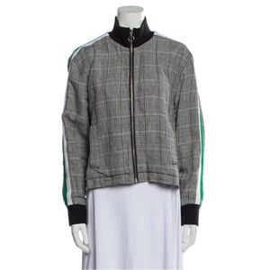 NORDSTROM CURRENT/ELLIOT Plaid Print Bomber Jacket